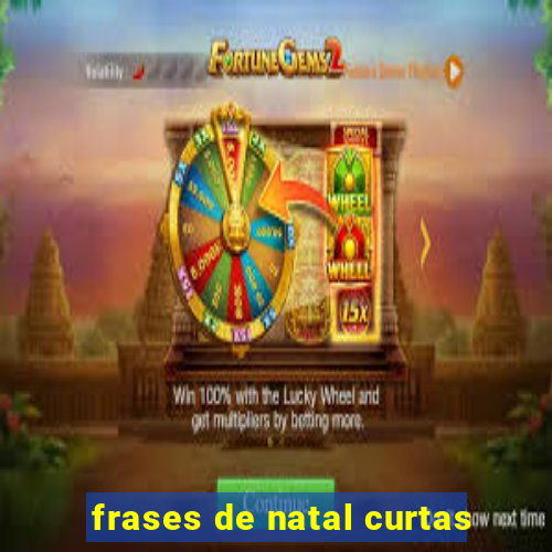 frases de natal curtas